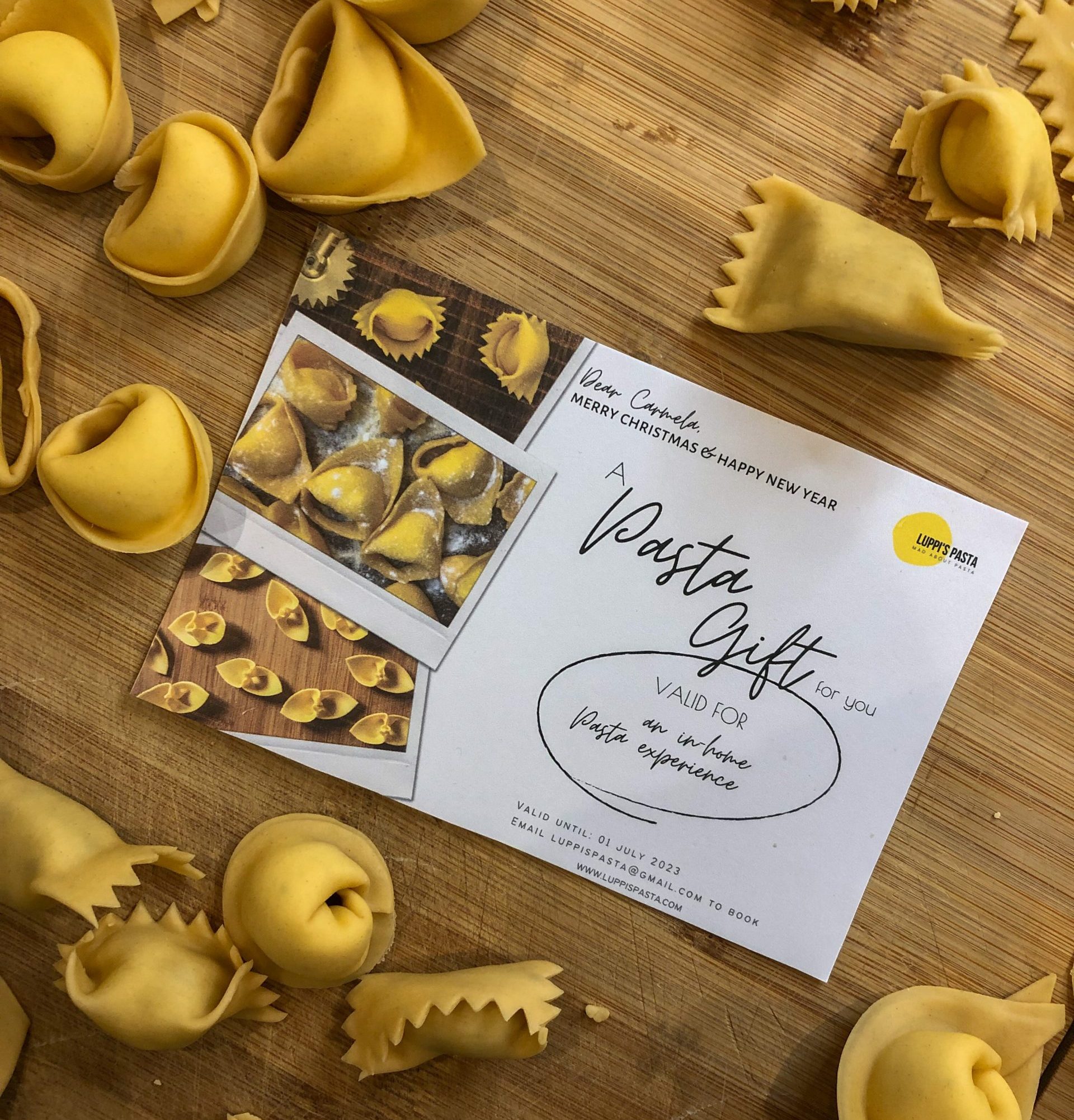 Pasta Gift Card Luppi's Pasta